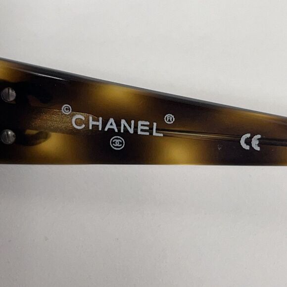 Chanel Sunglasses 10151 91235 Brown‎ Tortoise Tone CC Logo Chanel Quilted Case - Picture 8 of 9
